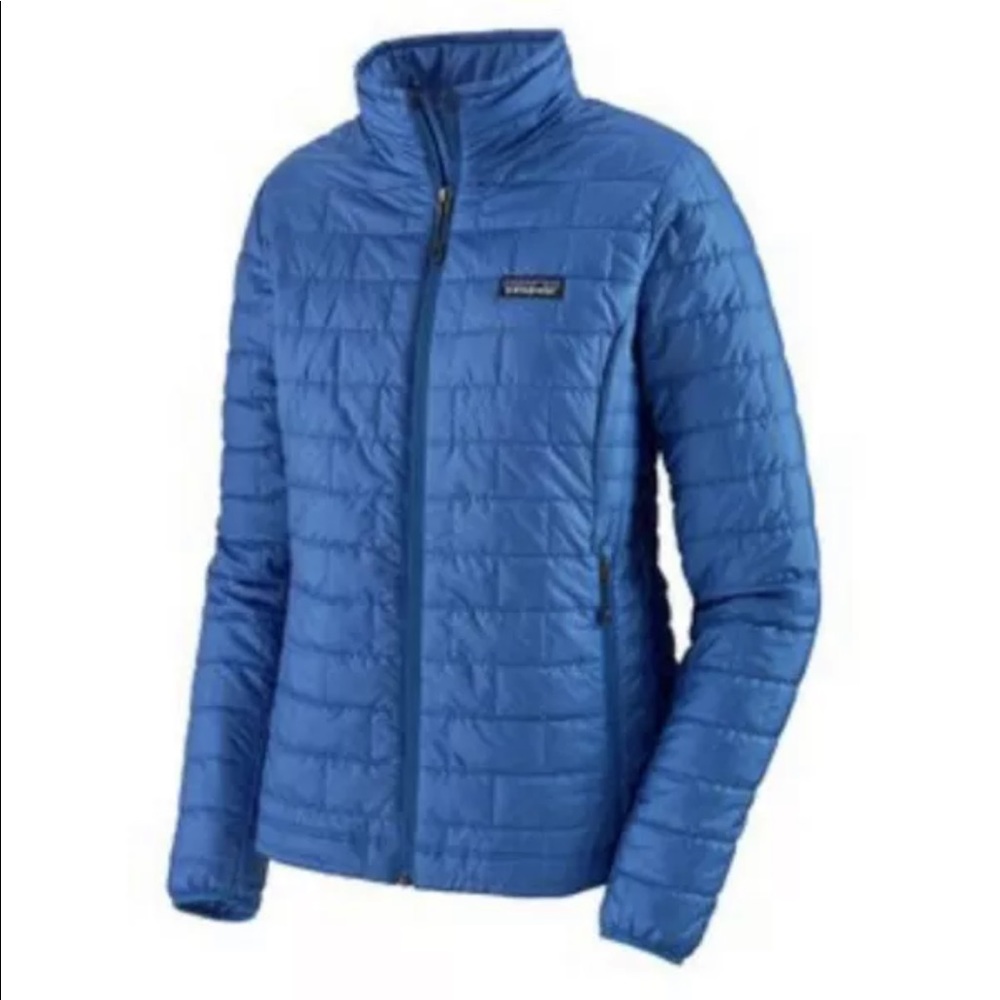 Patagonia Womens Nano Puff Jacket Bayou Blue Size Small